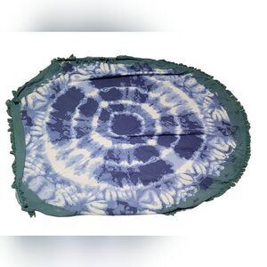 Gypsy05 Round Tie Dyed Round Cotton Throw